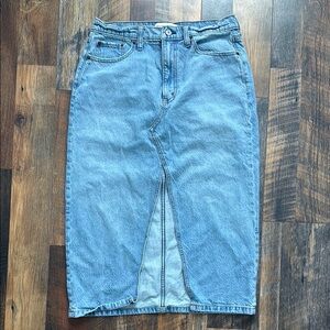 A&F Bestseller Denim Mini Skirt